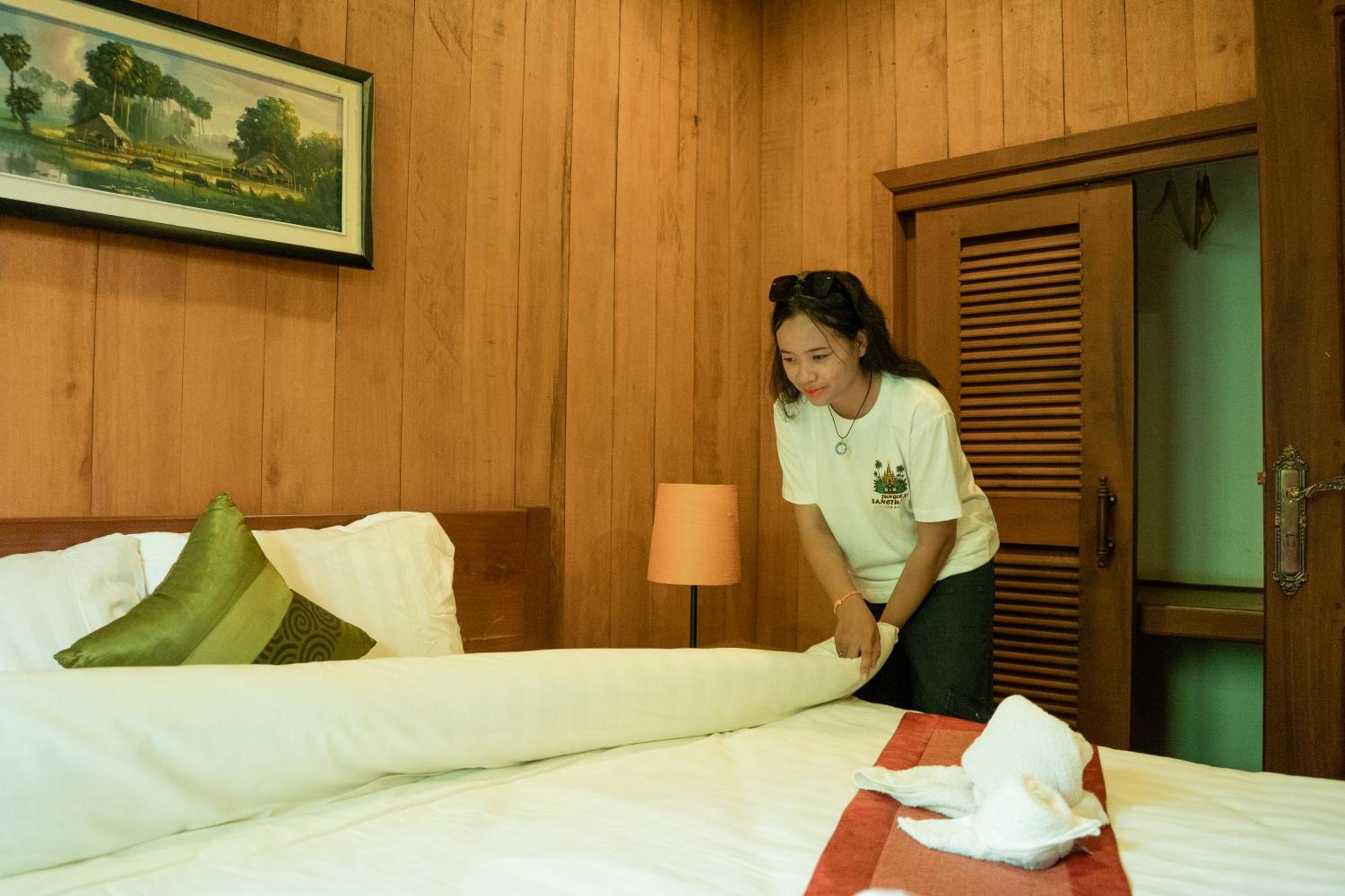 Jungle Sanctuary Hotel เสียมราฐ ภายนอก รูปภาพ